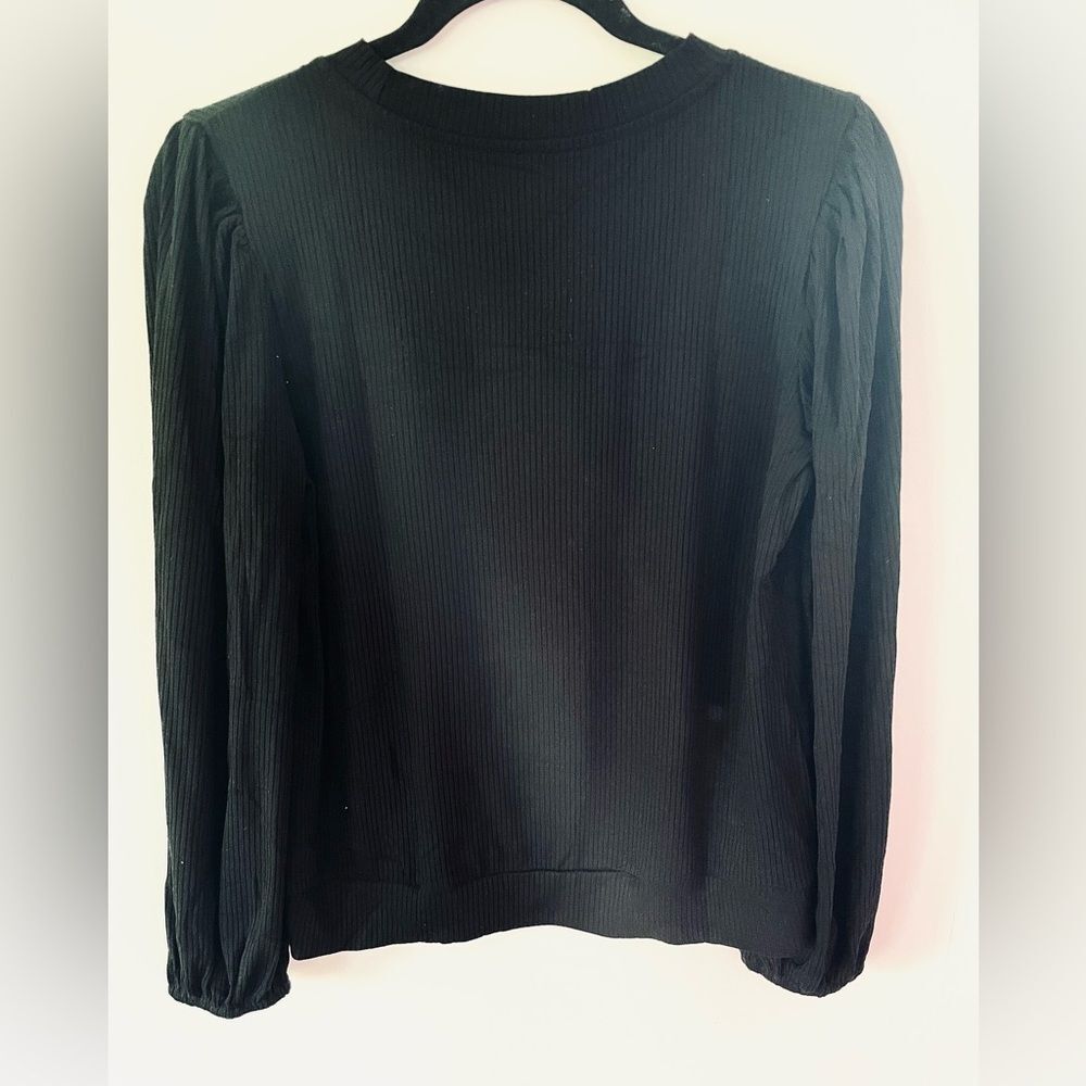 Source Unknown Black Long Sleeve Blouse
